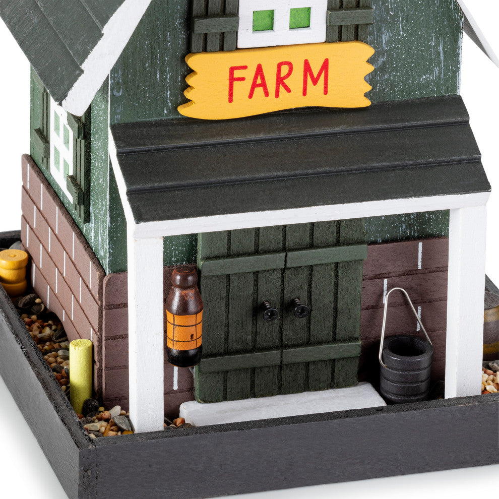 Alpine Hanging Farm Store Bird Feeder, 9"