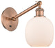 Innovations 317-1W-AC-G101-LED 1-Light Sconce, Antique Copper