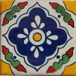 4.2x4.2 9 pcs Guadalajara Talavera Mexican Tile