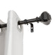 UTOPIA ALLEY 3/4 Inch Curtain Rod - Curtain Rods For Windows 48 to 86 Inch, Black