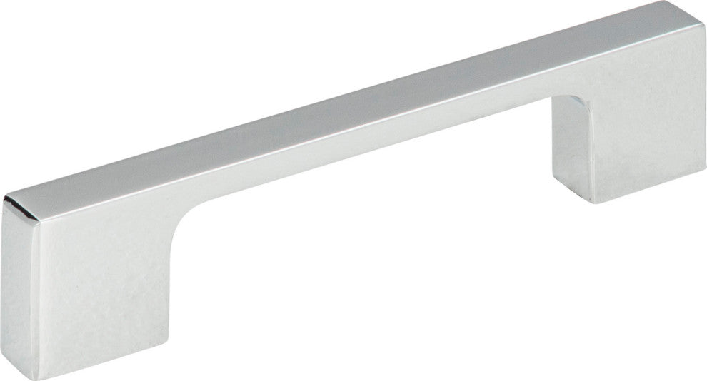 Atlas Homewares A836 Thin Square 3-3/4 Inch Center to Center - Matte Black