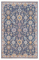 Gorgeous Updated Traditional Charcoal, Beige Area Rug, 2'x3'