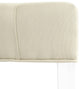 Raylen Ottoman, Cream Cotton
