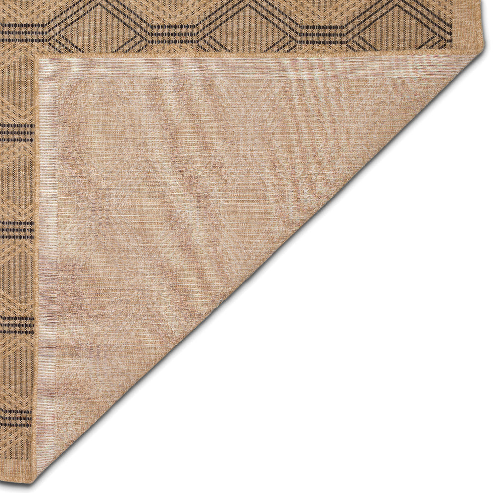 Sahara Links Indoor/Outdoor Rug Natural 7'10" Square