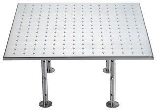 Juno 24"LED Rain Shower Head Thermostatic Shower Valve Set