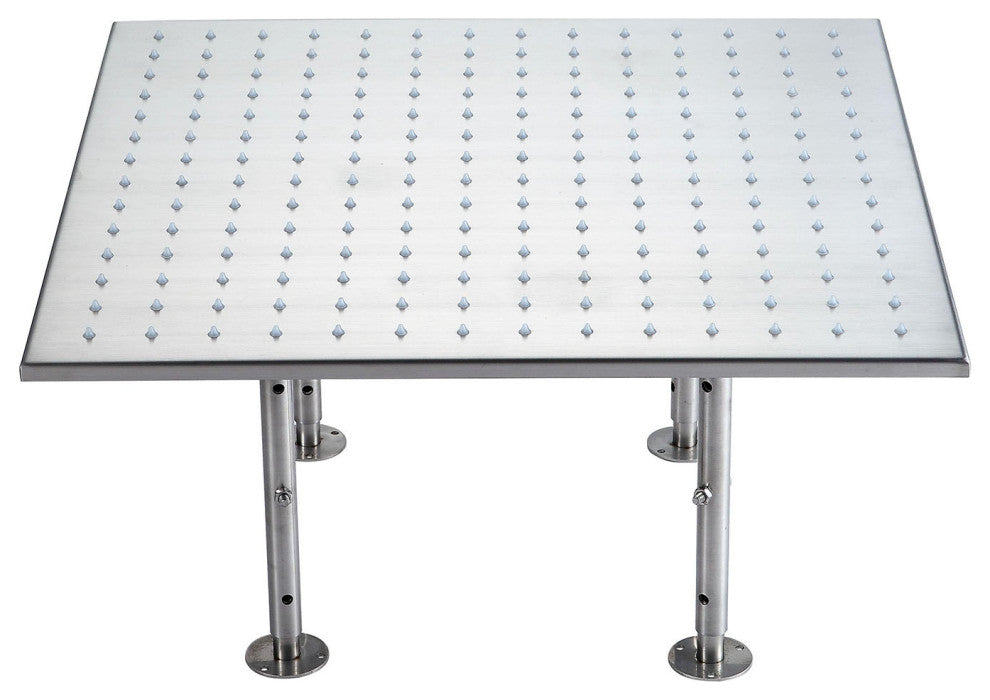 Juno 24"LED Rain Shower Head Thermostatic Shower Valve Set