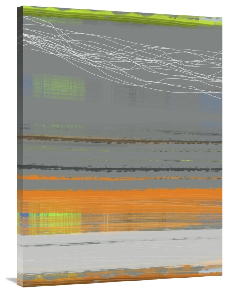 "Abstract Orange Stripe1" Fine Art Print