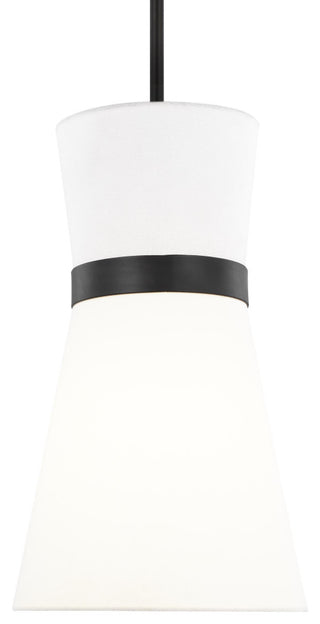 Clark One Light Pendant, Midnight Black