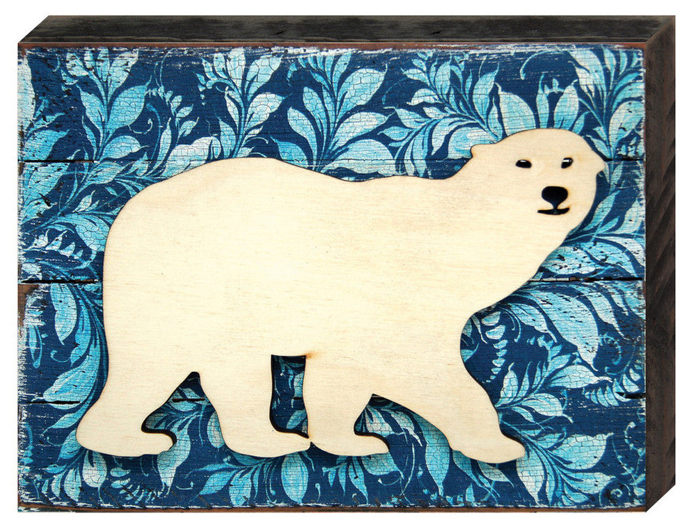 Polar Bear Vintage Block