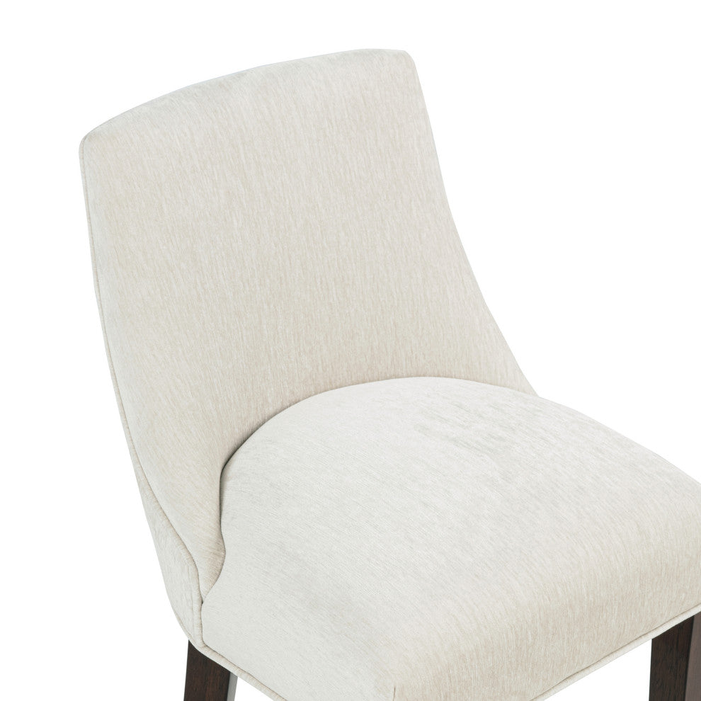 Manhattan Comfort Beever Barstool, Cream, Set of 3