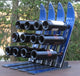 Snow Ski Wine Rack, 12 Bottle