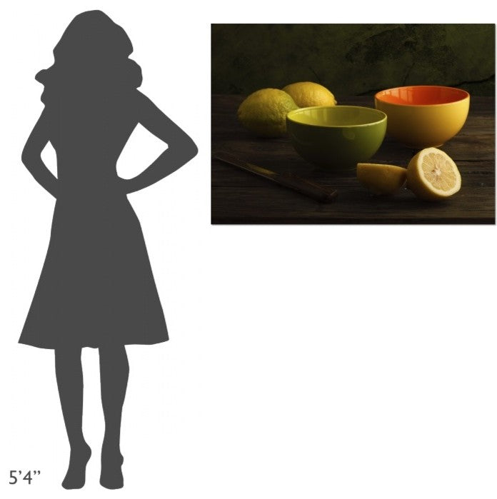 "Lemons" Stretched Canvas Giclee by Luiz Laercio, 40x28"
