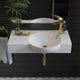 Chateau 30" Right Side Faucet Wall-Mount Bathroom Sink, Right-Side Faucet
