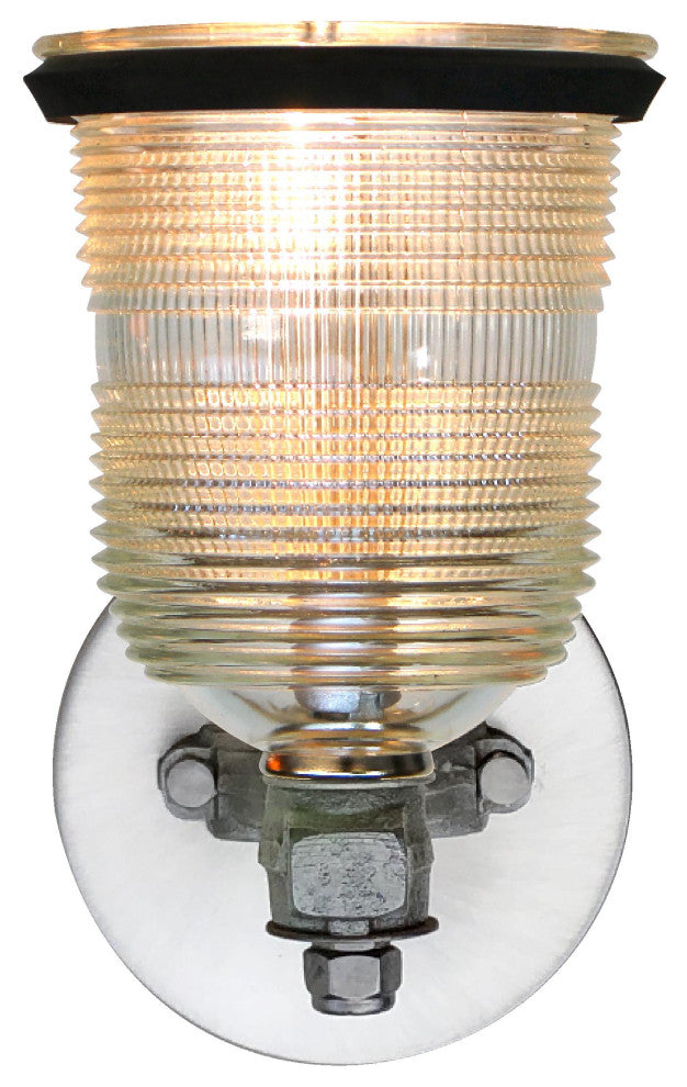 Piston Connecting Rod Runway Light Sconce, Clear Globe
