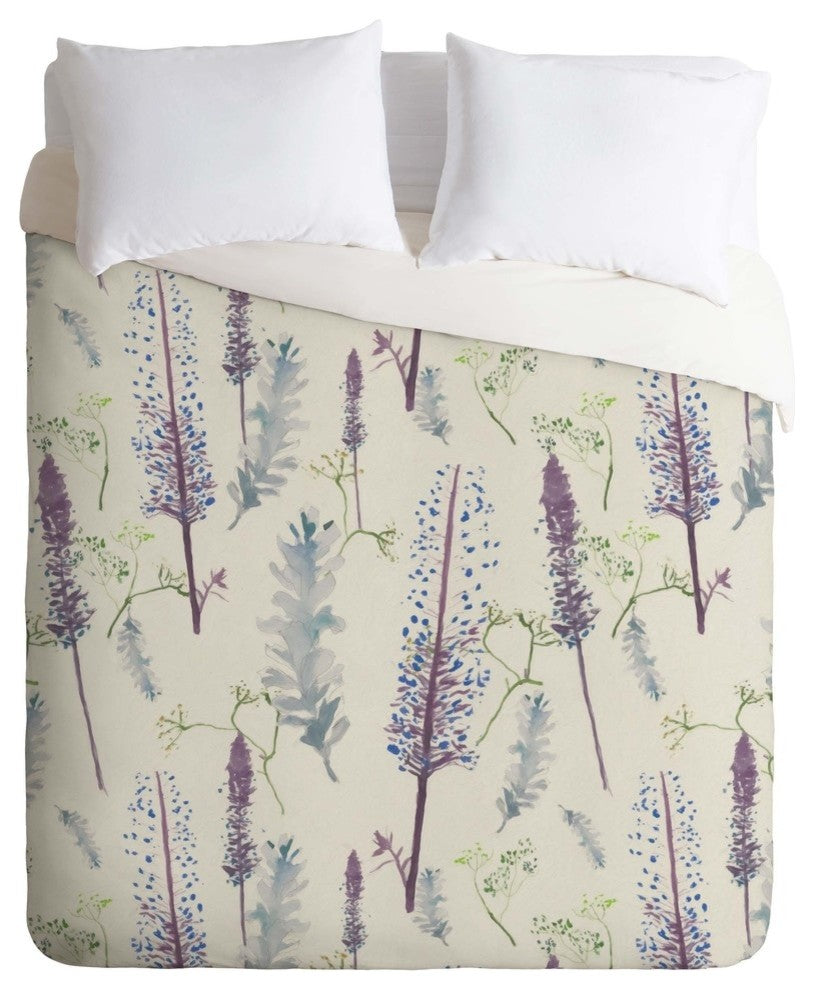 Deny Designs Rachelle Roberts Winter Pinecone Duvet Cover - Lightweight