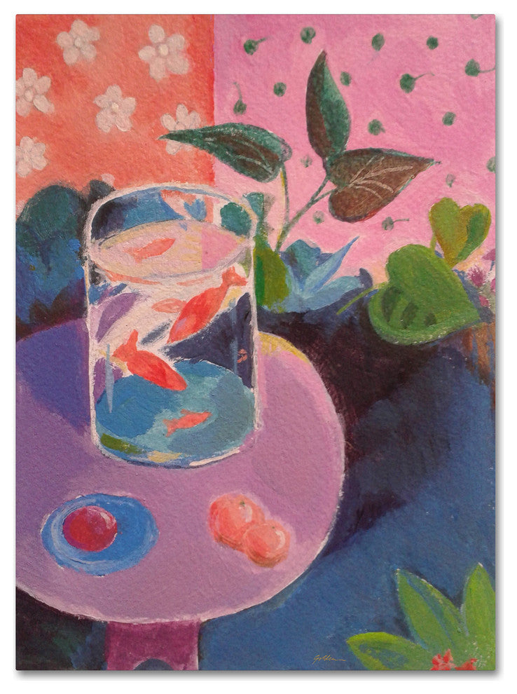 'Goldfish' Canvas Art by Sheila Golden