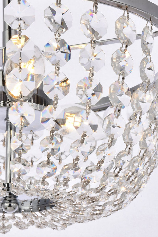 Georgina 13" Pendant, Chrome