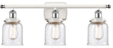 Innovations Lighting 916-3W-WPC-G54-LED Small Bell 3 Light Bath Vanity Light