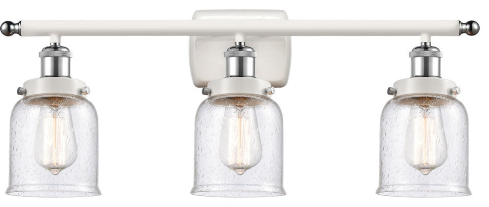 Innovations Lighting 916-3W-WPC-G54-LED Small Bell 3 Light Bath Vanity Light