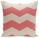 Geometric Decorative Pillow, Coral Latte, 26"x26"