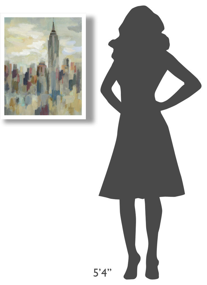 "New York Impression" Digital Paper Print by Silvia Vassileva, 22"x26"