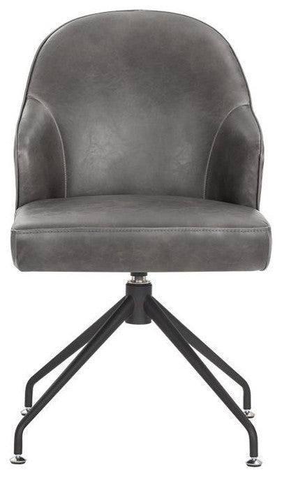 Bretta Swivel Dining Chair, Overcast Gray