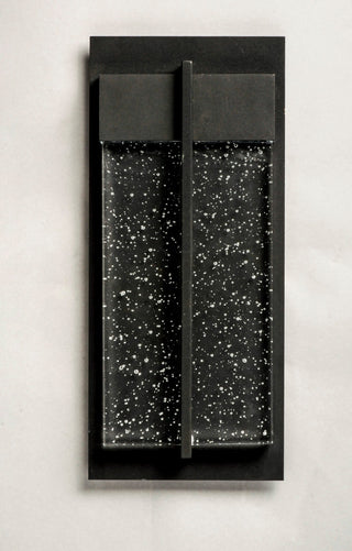 Maxim 56190 Cascade 14" LED Bubble Glass Wall Sconce - Black / Bubble Glass