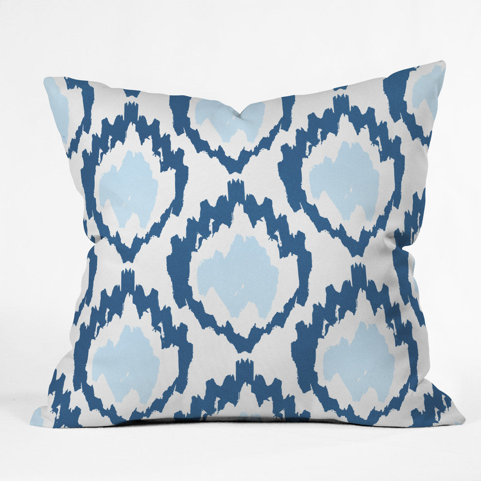 Allyson Johnson Bohemian Indigo iKat Throw Pillow