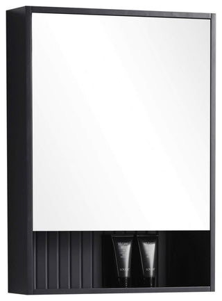 Venezian 18" Medicine Cabinet, Black, 22"