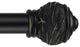 Mercado Non-Telescoping Curtain Rod, Distressed Wood, 96''