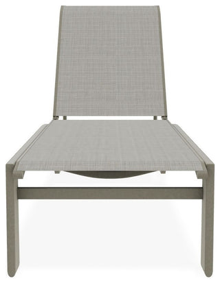 Kendall Sling Stackable Outdoor Chaise Lounge, Deacon/Storm