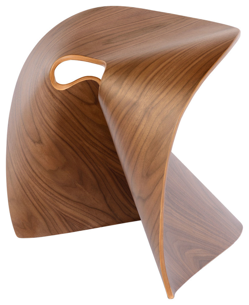 Fortune Stool, Walnut