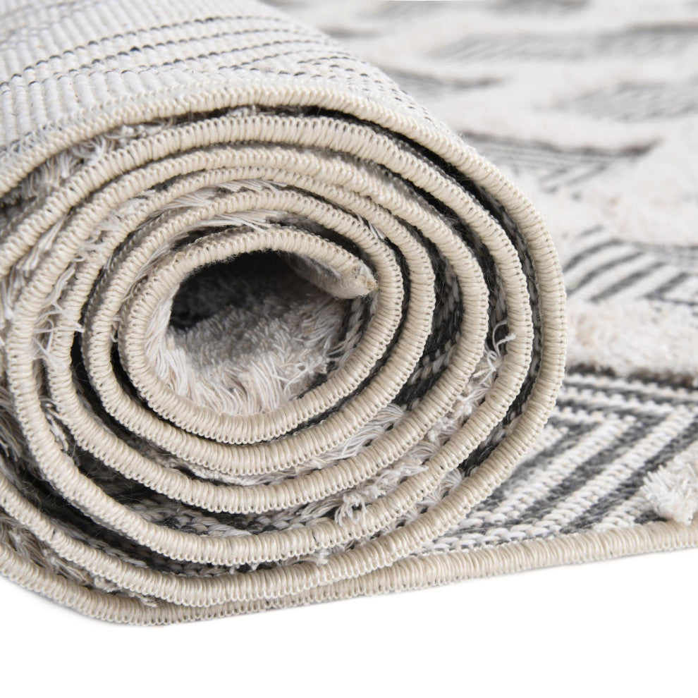 Unique Loom Sabrina Soto Casa Havana Area Rug, Anthracite Gray, 4' 5 X 6' 0 Rectangular