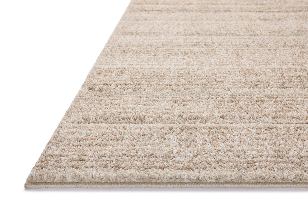 Loloi Silas Oatmeal / Clay 3'-7" x 5'-7" Accent Rug