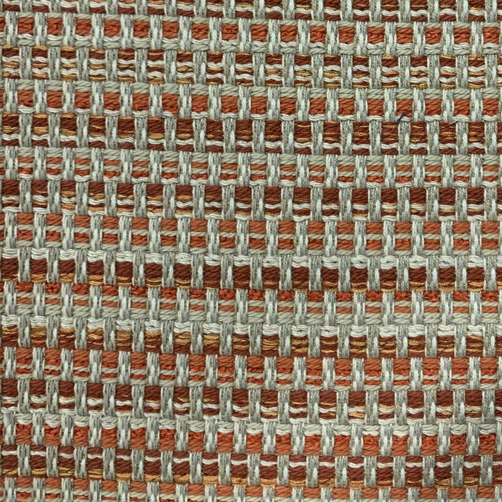 Plutus Multi-Color Weave Stripe Luxury Throw Pillow, 20"x30"