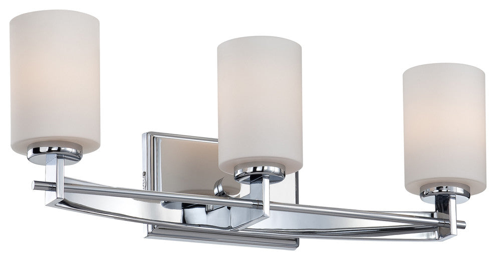 Quoizel TY8603C Three Light Bath Fixture Taylor Polished Chrome