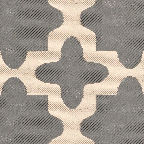 Safavieh Courtyard Cy6913-246 Anthracite, Beige Area Rug, 2'3" X 14'0"