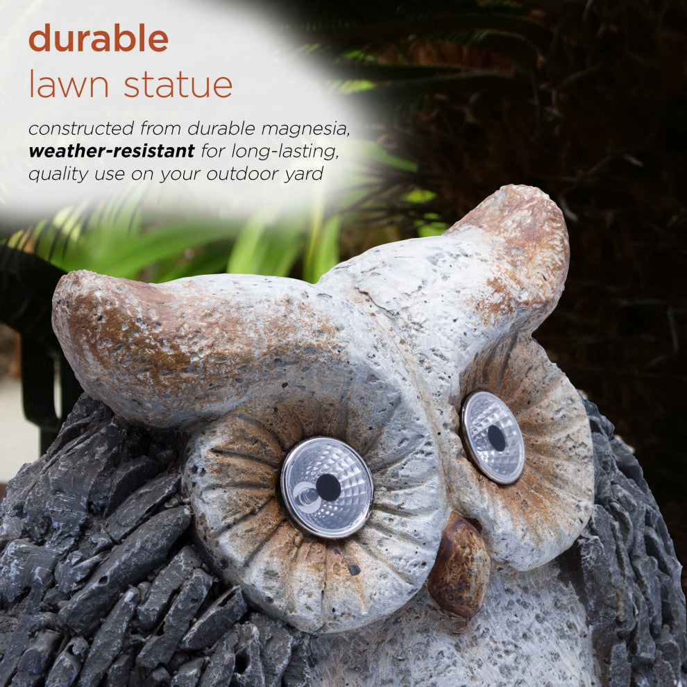 Solar Owl Statuary