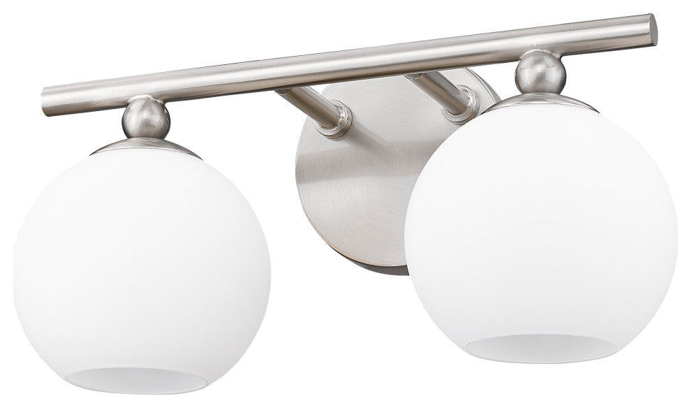 Z-LITE 2-Light Vanity, Brushed Nickel