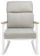 Safavieh Brutus Rocking Chair White / Light Grey