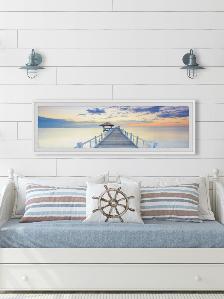 "Memories Are Forever" Framed Painting Print, 45x15