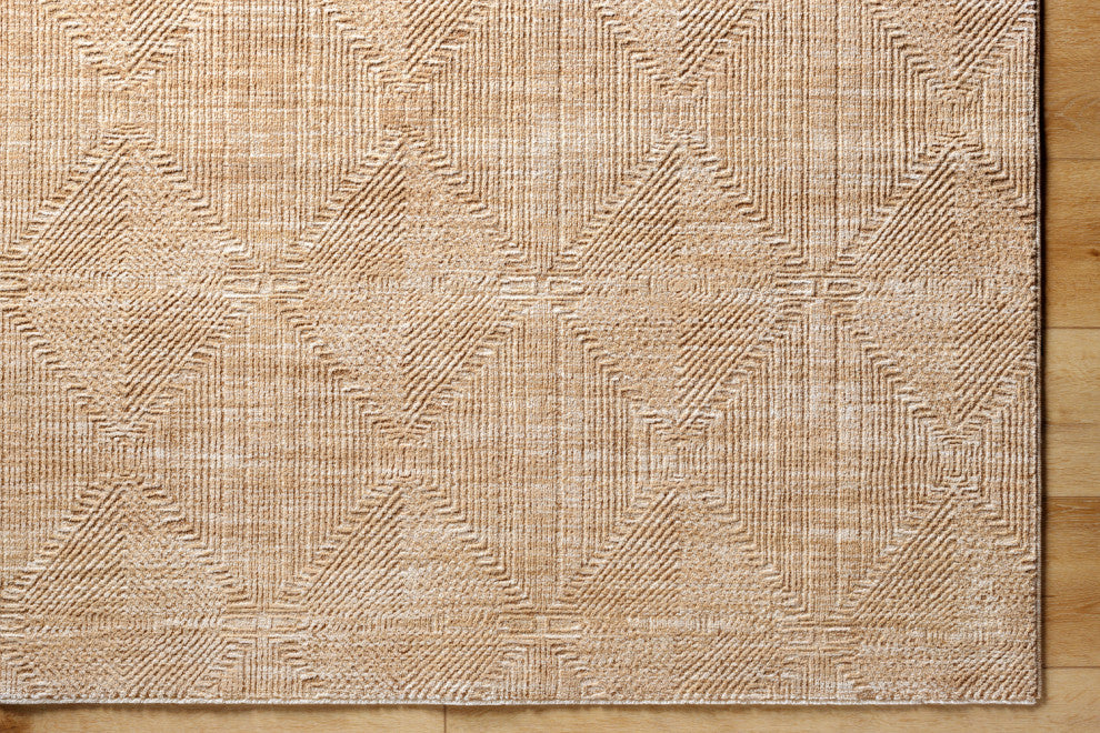 Surya Masterpiece MPC-2312 Machine Woven Area Rug, Beige, 2'7" x 7'3"