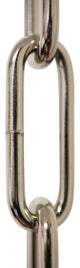 RCH Hardware Steel Standard Link Chandelier Chain, 72 Reel, Polished Nickel, W32