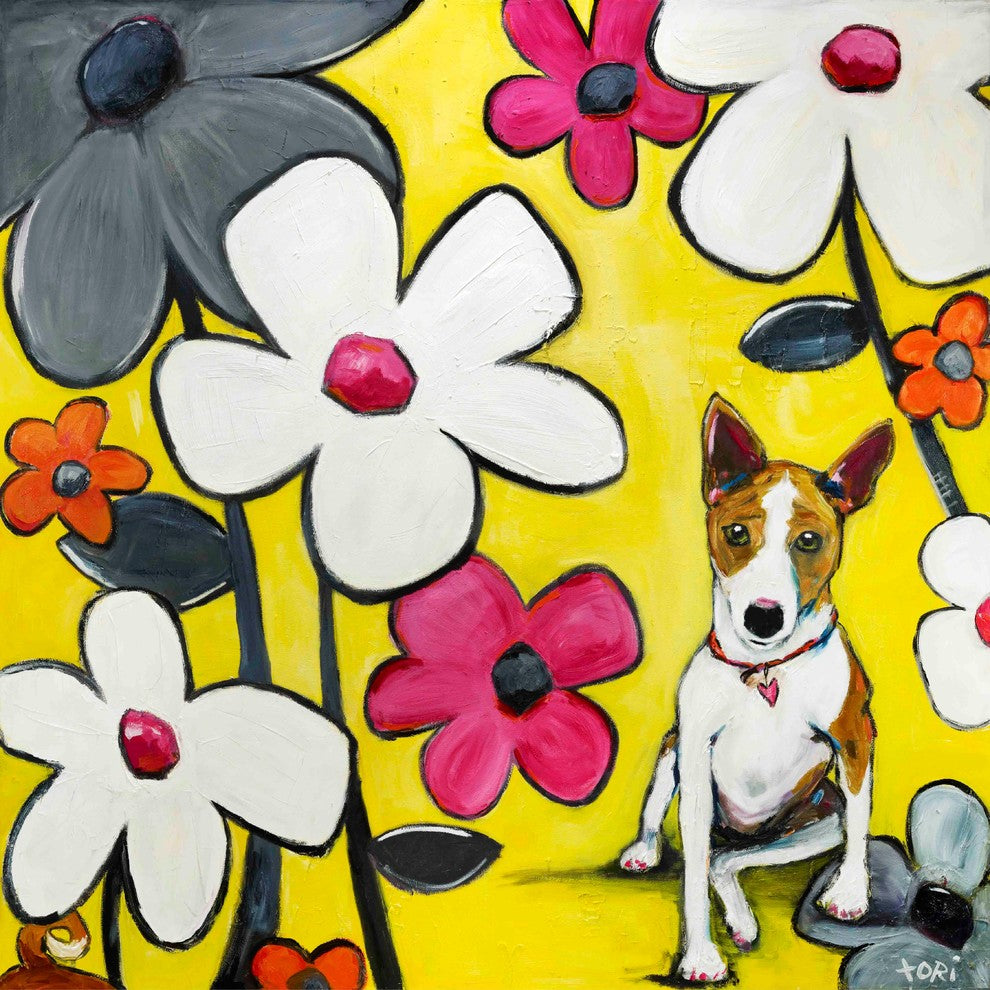 "Wild Thing" Painting Print on Canvas by Tori Campisi