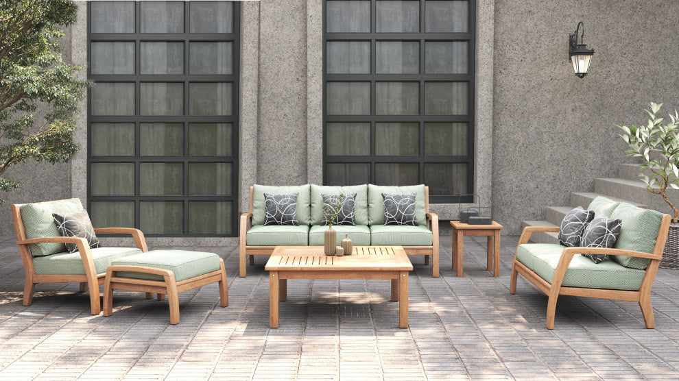 Douglas Nance Somerset Deep Seating Sofa, Natural
