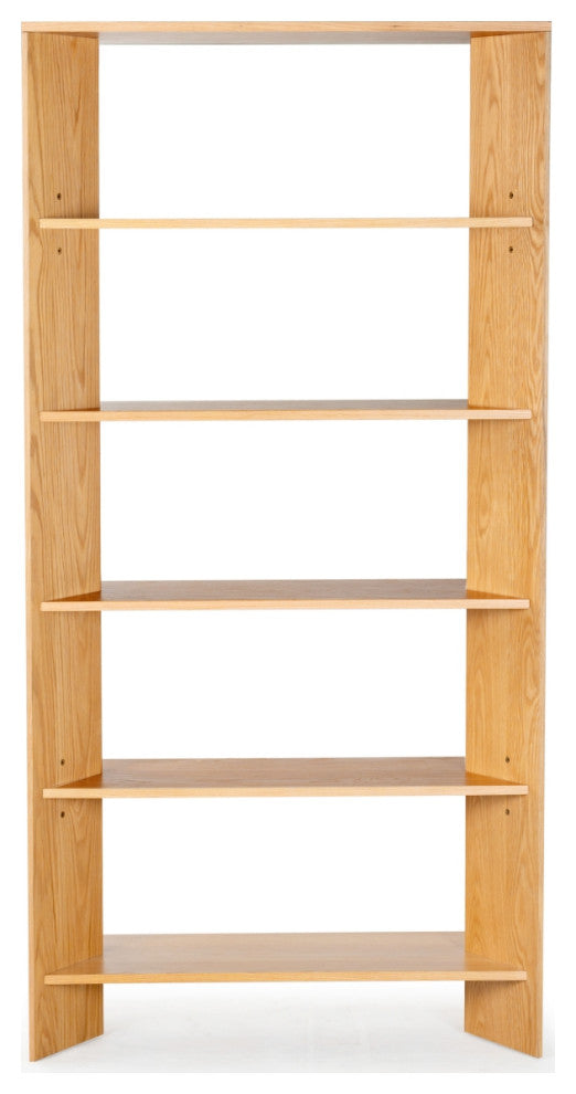 Safavieh Couture Norrington 5 Shelf Bookshelf, Natural