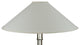 Fenchel Shades 4"x21"x11" Empire Lamp Shade, Linen Cream