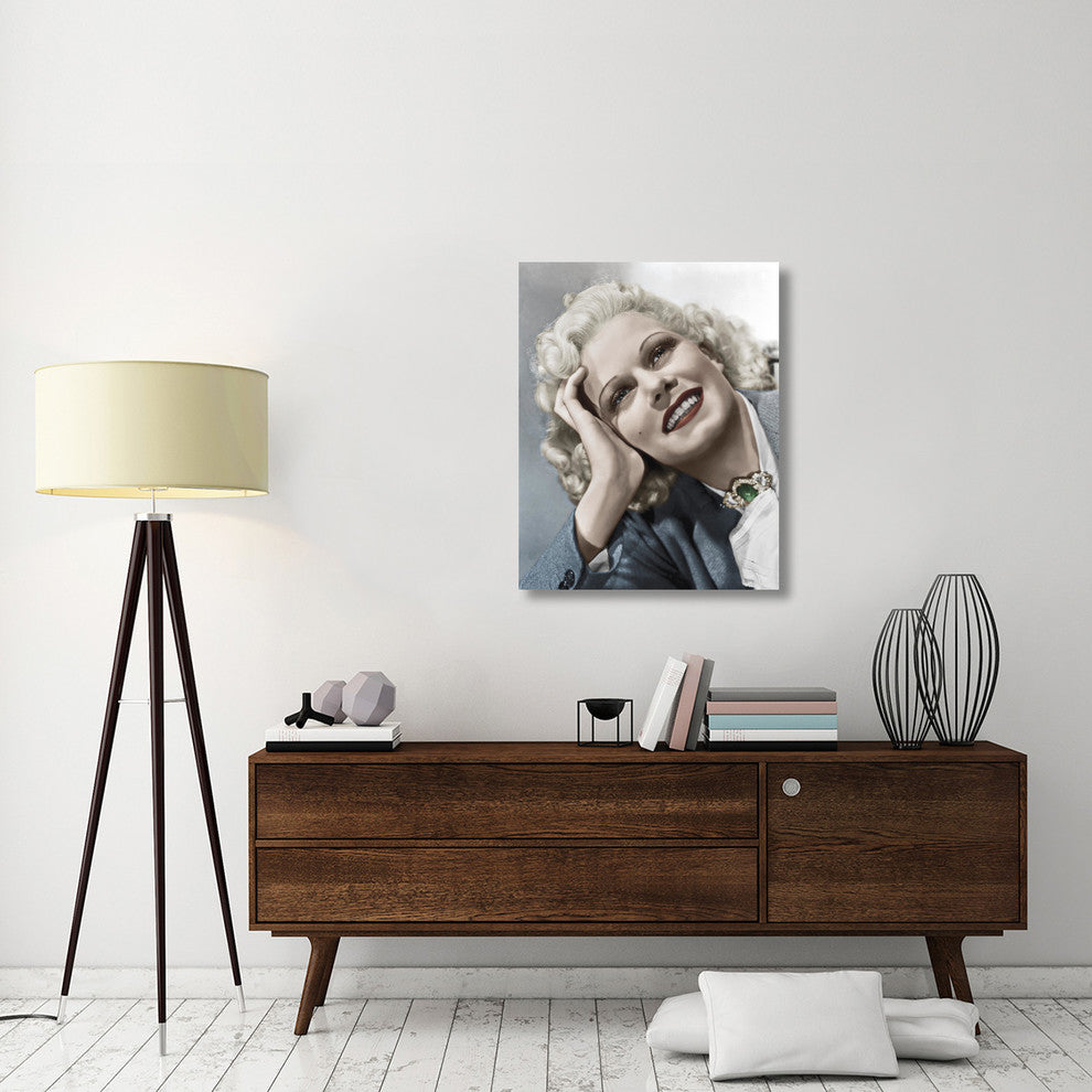 "Jean Harlow" Stretched Canvas Giclee by Hollywood Photo Archive, 29x36"