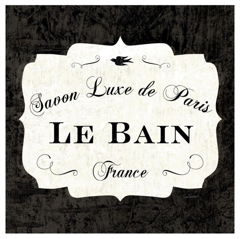 "Le Bain Luxe II Square" Digital Paper Print by Sue Schlabach, 42"x42"