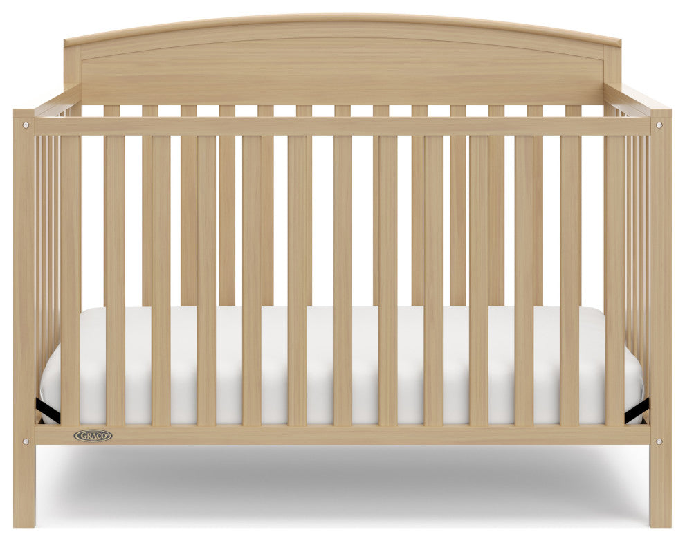 Graco Benton 5-in-1 Convertible Crib, Driftwood, Converts to Toddler Bed